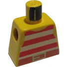 LEGO Gelb Minifigur Torso ohne Arme mit Deko (973)