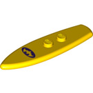LEGO Yellow Minifigure Boogie Board with Batgirl Logo (17947 / 36286)