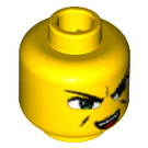 LEGO Jaune Minifigure Diriger avec Décoration (Goujon de sécurité) (3626 / 55533)