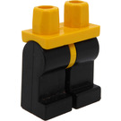 LEGO Gelb Minifigure Hüften mit Schwarz Beine (73200 / 88584)
