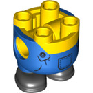 LEGO Jaune Minions Corps avec Feet avec Bleu Overalls (67644 / 68995)
