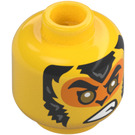 LEGO Yellow Monkie Kid Minifigure Head (Recessed Solid Stud) (3274 / 102774)