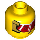 LEGO Yellow Monkie Kid Minifigure Head (Recessed Solid Stud) (3626 / 81242)