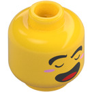 LEGO Yellow Monkie Kid (Relaxed) Minifigure Head (Recessed Solid Stud) (3626 / 66040)