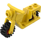 LEGO Gul Motorcykel Old Style med Röd Hjul