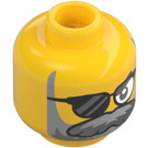 LEGO Giallo Mr. Oz Minifigure Testa (Perno solido incassato) (3274 / 103010)