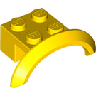 LEGO Yellow Mudguard Brick 2 x 4 x 1 with Wheel Arch (28579 / 98282)