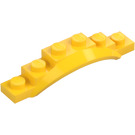 LEGO Yellow Mudguard Plate 1 x 6 with Edge (4925 / 62361)