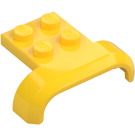 LEGO Yellow Mudguard Plate 2 x 2 with Shallow Wheel Arch (28326)