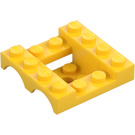 LEGO Yellow Mudguard Vehicle Base 4 x 4 x 1.3 (24151)