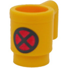 LEGO Gelb Becher mit X-Men Logo (3899 / 104140)