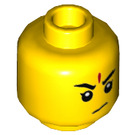 LEGO Geel Nezha Minifigure Hoofd (Verzonken Solid Stud) (3626 / 67756)