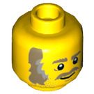 LEGO Jaune Old Fishing Store Fisherman Minifigure Diriger (Goujon solide encastré) (3626 / 35724)