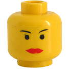 LEGO Yellow Padme Naberrie Head (Safety Stud) (3626)