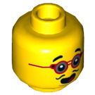 LEGO Yellow Pan Minifigure Head (Recessed Solid Stud) (3626)