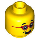 LEGO Yellow Pan Minifigure Head (Recessed Solid Stud) (3626 / 76839)