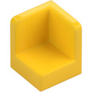 LEGO Gul Panel 1 x 1 Hörn med Rundade hörn (6231)