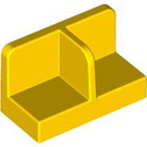 LEGO Yellow Panel 1 x 2 x 1 with Thin Central Divider and Rounded Corners (18971 / 93095)