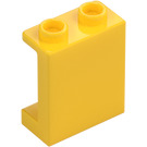 LEGO Gelb Paneel 1 x 2 x 2 mit Seitenstützen, Hohlnoppen (35378 / 87552)