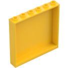 LEGO Amarillo Panel 1 x 6 x 5 (35286 / 59349)