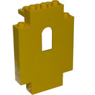 LEGO Yellow Panel 2 x 5 x 6 with Window (4444)