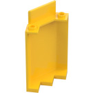 LEGO Yellow Panel 3 x 3 x 6 Corner Wall without Bottom Indentations (87421)