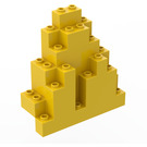 LEGO Giallo Pannello 3 x 8 x 7 Roccia Triangolare (6083)