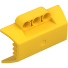 LEGO Geel Paneel 4 x 6 Kant Flaring Intake met Drie Gaten (61069)