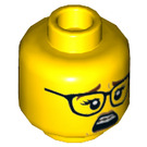 LEGO Yellow Paola Minifigure Head (Recessed Solid Stud) (3626 / 57291)