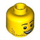 LEGO Yellow Peasant Head (Recessed Solid Stud) (3626 / 96081)