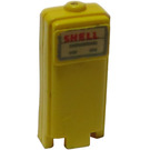 LEGO Gelb Petrol Pump mit Shell Aufkleber