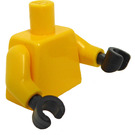 LEGO Gelb Schmucklos Torso mit Gelb Arme und Schwarz Hände (973 / 76382)