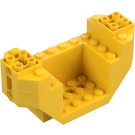 LEGO Yellow Plane Bottom 4 x 12 x 4 with Hole (44665)