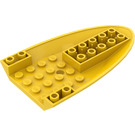 LEGO Žlutá Letadlo Dno 6 x 10 x 1 (87611)