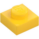 LEGO Yellow Plate 1 x 1 (3024)