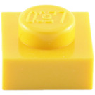 LEGO Gelb Platte 1 x 1 (3024 / 30008)