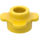 LEGO Jaune assiette 1 x 1 Rond avec Fleur Pétales (28573 / 33291)