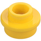 LEGO Jaune assiette 1 x 1 Rond avec Tenon ouvert (28626 / 85861)