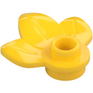 LEGO Giallo Piastra 1 x 1 con 3 Pianta Foglie (32607)