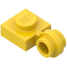 LEGO Jaune assiette 1 x 1 avec Agrafe (Anneau mince) (4081)