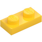 LEGO Gelb Platte 1 x 2 (3023 / 28653)