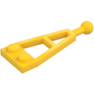 LEGO Yellow Plate 1 x 2 Triangle with Ball Joint (2508)