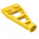 LEGO Yellow Plate 1 x 2 Triangle with Stud Hole (4596)