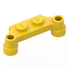 LEGO Geel Plaat 1 x 2 met 1 x 4 Offset Extensions (4590 / 18624)