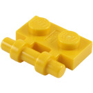 LEGO Yellow Plate 1 x 2 with Handle (Open Ends) (2540)