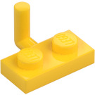 LEGO Gelb Platte 1 x 2 mit Haken (5 mm horizontaler Arm) (43876 / 88072)