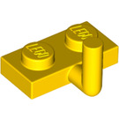 LEGO Gelb Platte 1 x 2 mit Haken (5 mm horizontaler Arm) (43876 / 88072)