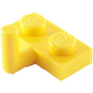 LEGO Žlutá Deska 1 x 2 s Hák (6 mm horizontální rameno) (4623)