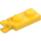 LEGO Gelb Platte 1 x 2 mit Horizontaler Clip auf Ende (42923 / 63868)