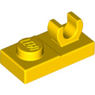 LEGO Yellow Plate 1 x 2 with Top Clip without Gap (44861)